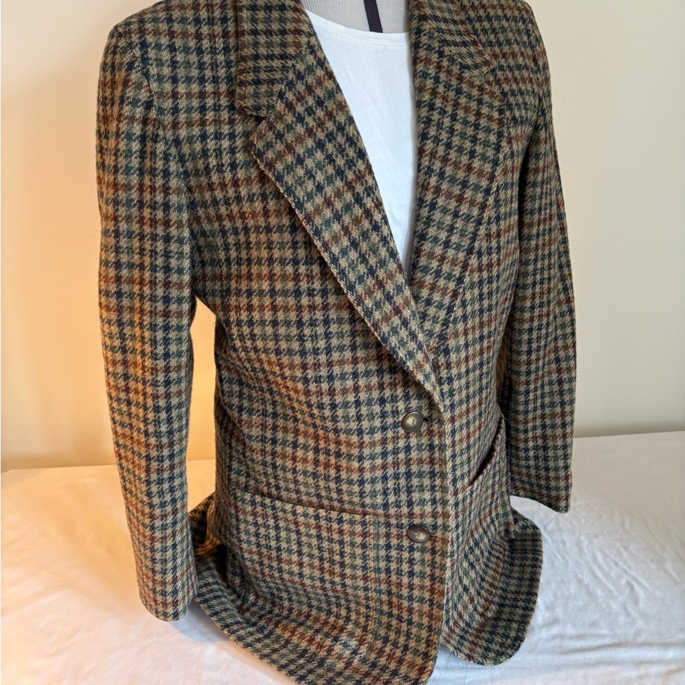 Liz Claiborne Houndstooth Blazer